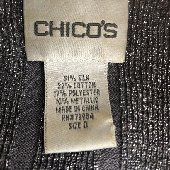 Chico’s tank top with matching sweater. Size 8/10 - Picture 6 of 7